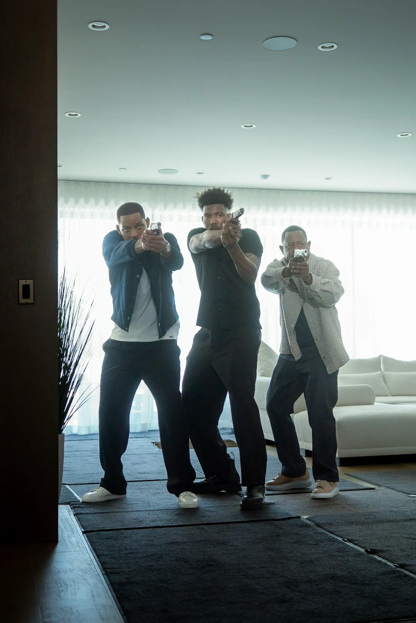 King Vader with Will Smith and Martin Lawrence - Bad Boys 4 Promotion